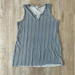 Womens Kathryn Stripe Tank Top - XL